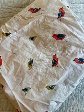Little Unicorn Percale Crib Sheet - Little Wings